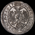 3 крейцера 1704 (Богемия)