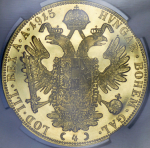 4 дуката 1915. Рестрайк (Австрия) (в слабе)