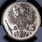 50 пенни 1916 (Финляндия) (в слабе) S