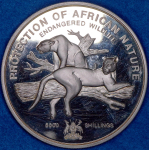 5000 шиллингов 1993 "Защита Дикой Природы" (Уганда) (в п/у)