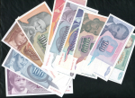 Набор из 10-ти бон динар (Югославия)