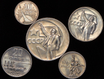 Набор из 5-ти монет  "50 лет Советской власти" 1967