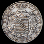 Талер 1851 (Саксония) F