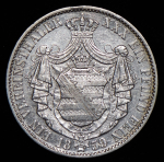 Талер 1859 (Саксония) F