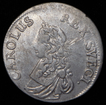 2 марки 1666 (Швеция)