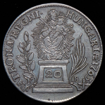 20 крейцеров 1763 (Венгрия) KB