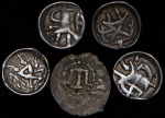 Набор из 5-ти серебряных монет