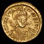 Солид  Анастасий I  Римская империя