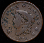 1 цент 1826 (США)