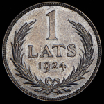 1 лат 1924 (Латвия)