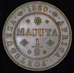 1/2 макуты 1860 (Ангола)