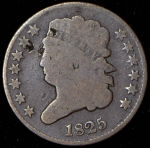 1/2 цента 1825 (США)