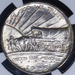 1/2 доллара 1926 "Мемориал Орегонская Тропа" (США) (в слабе) без букв