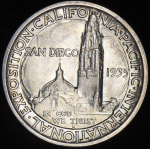 1/2 доллара 1935 "Калифорнийская Тихоокеанская международная выставка в Сан-Диего" (США) S