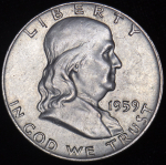 1/2 доллара 1959 (США) без букв