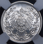 1/2 марки 1914 (Германия) (в слабе) А