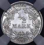 1/2 марки 1914 (Германия) (в слабе) А