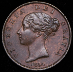 1/2 пенни 1854 (Великобритания)