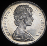 1 доллар 1967 "100 лет Конфедерации" (Канада)