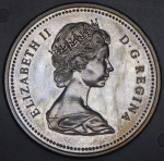 1 доллар 1973 "100 лет конной полиции Канады" (Канада) (в п/у)