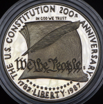 1 доллар 1987 "200 лет Конституции США" (США) (в п/у)