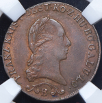 1 крейцер 1812 (Австрия) (в слабе)