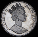 1 крона 1991 "100 лет Американской нумизматической ассоциации" (Остров Мэн)