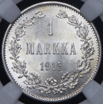 1 марка 1915 (Финляндия) (в слабе) S