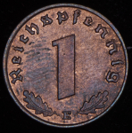 1 пфенниг 1939 (Германия) Е