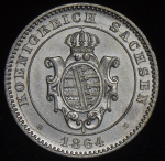 2 гроша 1864 (Саксония)
