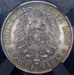2 марки 1888 (Пруссия) (в слабе) А