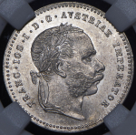 20 крейцеров 1868 (Австрия) (в слабе)