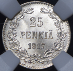 25 пенни 1917 (Финляндия) (в слабе) S