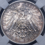 3 марки 1913 (Саксония) (в слабе) Е