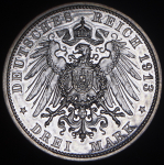 3 марки 1913 (Саксония) Е