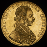 4 дуката 1915. Рестрайк (Австрия)