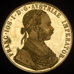 4 дуката 1915. Рестрайк (Австрия)