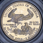 5 долларов 1991 "American Eagle" (США) (в п/у) P