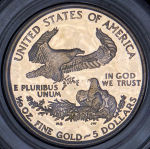5 долларов 1999 "American Eagle" (США) (в п/у) без букв