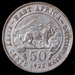 50 центов 1922 (Британская Восточная Африка )