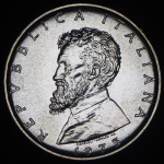 500 лир 1975 "500 лет со дня рождения Микеланджело Буонарроти" (Италия)