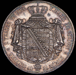 Двойной талер 1851 (Саксония)