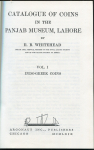 Книга "Catalogue of coins in the Panjab Museum  Lahore" 1969 РЕПРИНТ