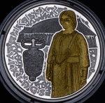 Набор из 4-х монет 10 динар 2008 "Викинги" (Андорра) (в п/у)