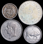 Набор из 4-х монет (страны мира)