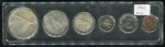 Набор из 6-ти монет "100 лет Конфедерации Канада" 1967 (Канада) (в п/у)