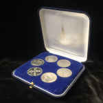 Набор из 6-ти монет Рубль "Олимпиада-80" (в п/у)