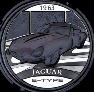 1 доллар 2006 "Автомобили мира: Jaguar E-Type" (Тувалу) (в п/у)
