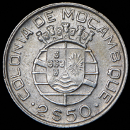 2 1/2 эскудо 1950 (Мозамбик)