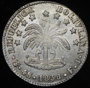 4 соля 1858 (Боливия)